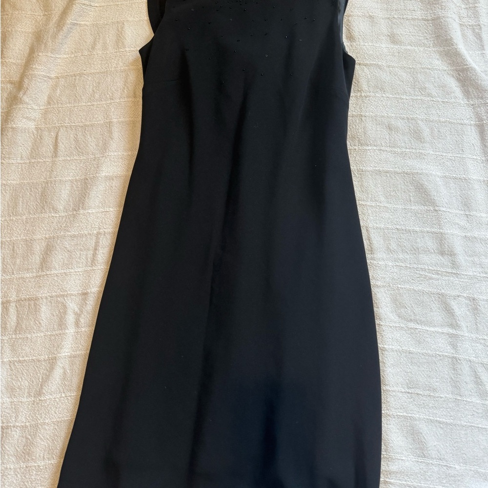 Evan Picone Black Strapless Dress